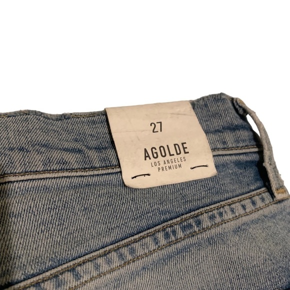 AGOLDE Jeans Womens 27 Sophie High Rise Skinny Crop Distressed Casual Boho NWT - Picture 11 of 13